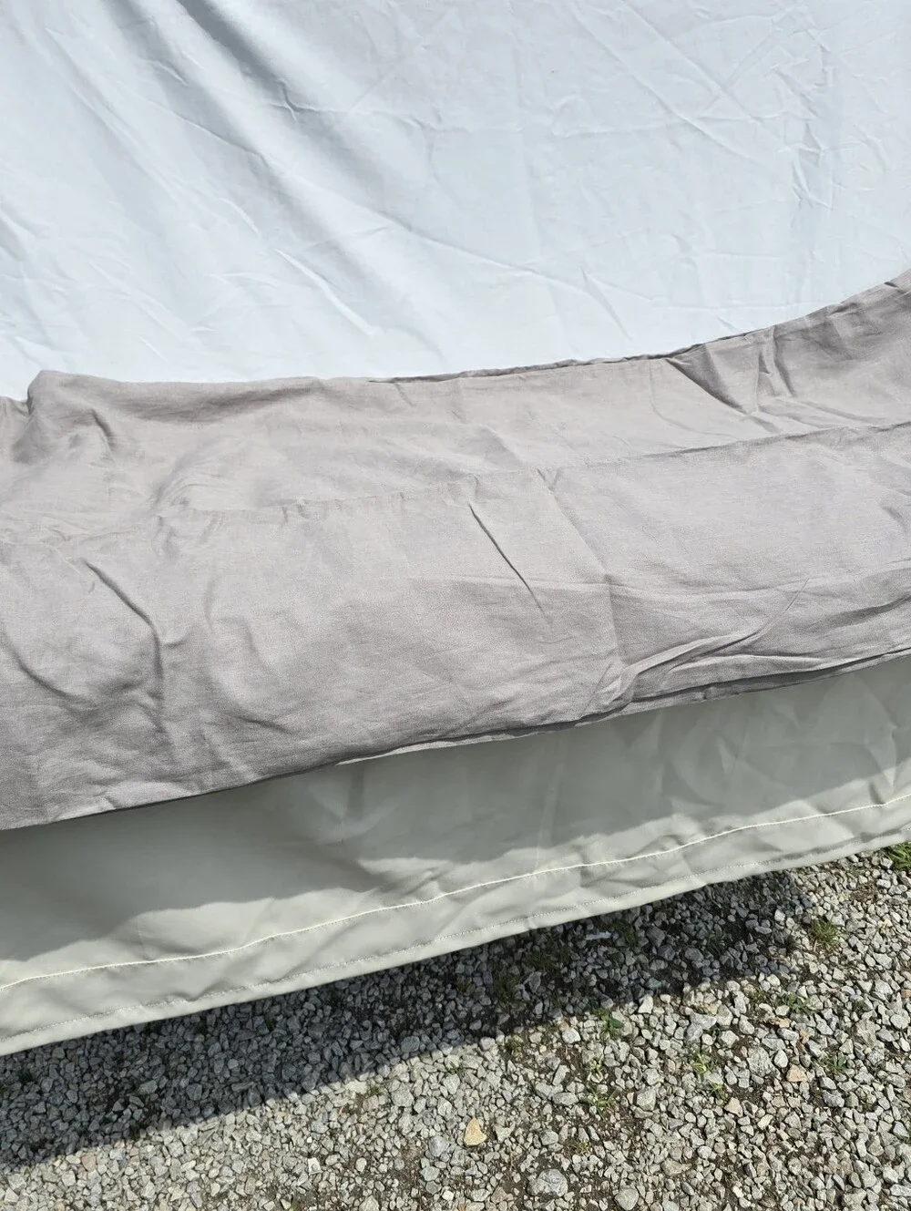 Quince 96x108 European Linen Gray Light Filtering 1 Panel 96